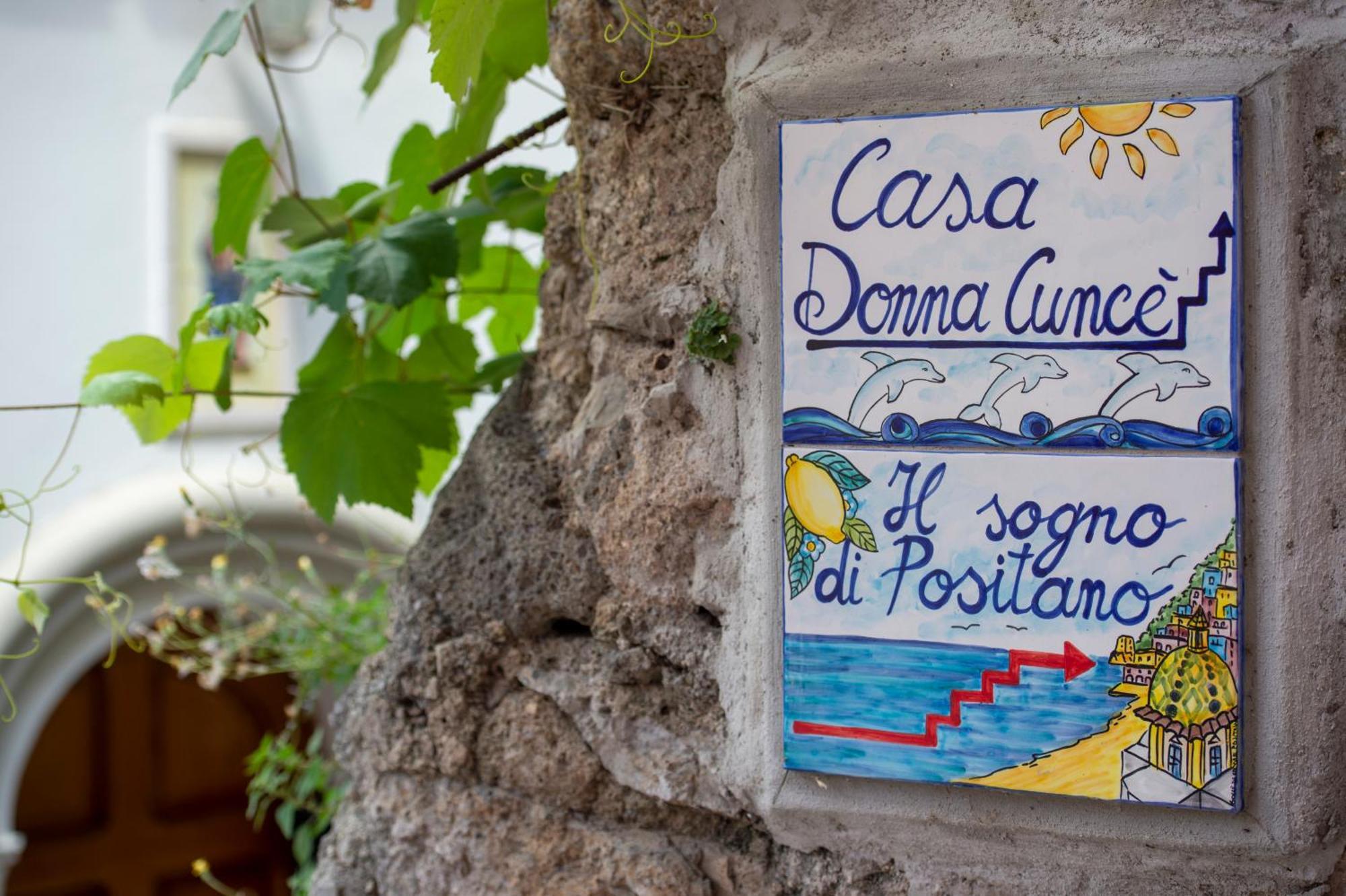 הוילה פוזיטנו Casa Donna Cunce מראה חיצוני תמונה